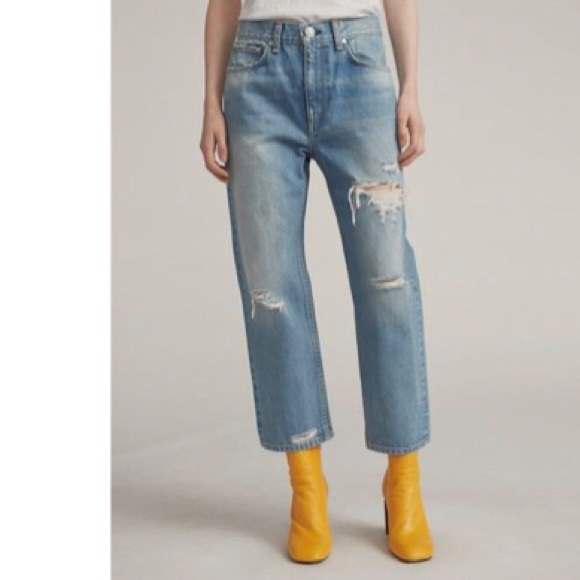 rag & bone Denim - RAG & BONE Hel with Holes Boy Jean NWT SZ26